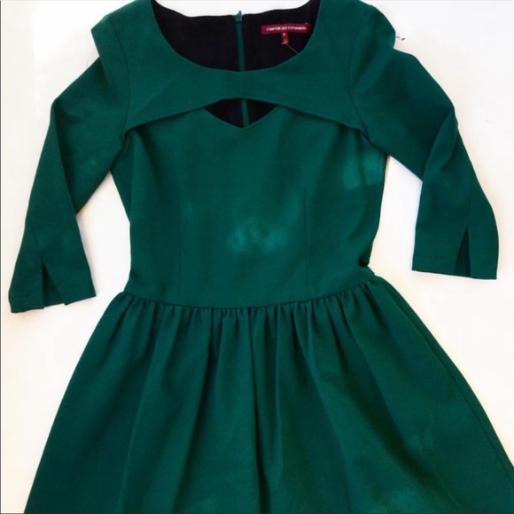 COMPTOIR DES COTONNIERS GREEN NAKLAVA DRESS Size: Small & in EXCELLENT CONDITION - Picture 3 of 7
